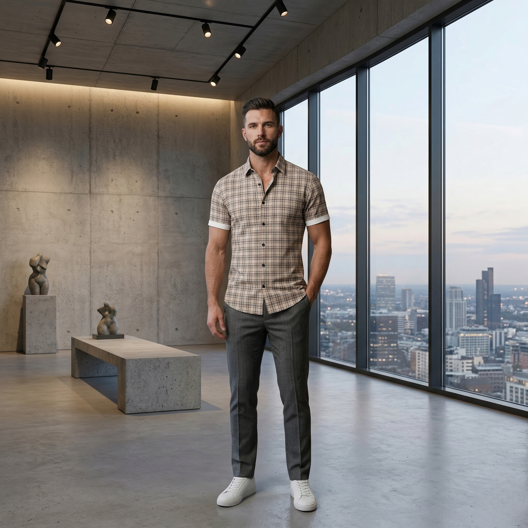 Prince of Wales Check Shirt