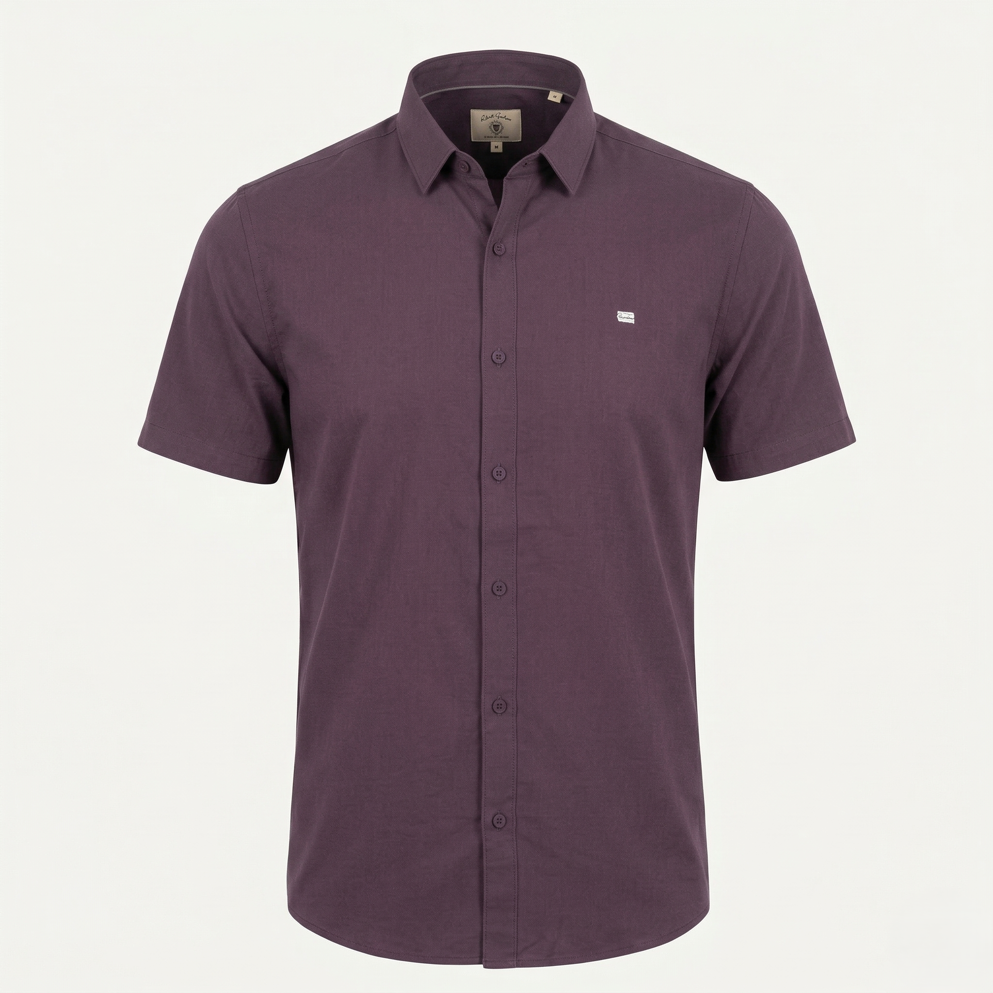 Deep Plum Cotton Shirt