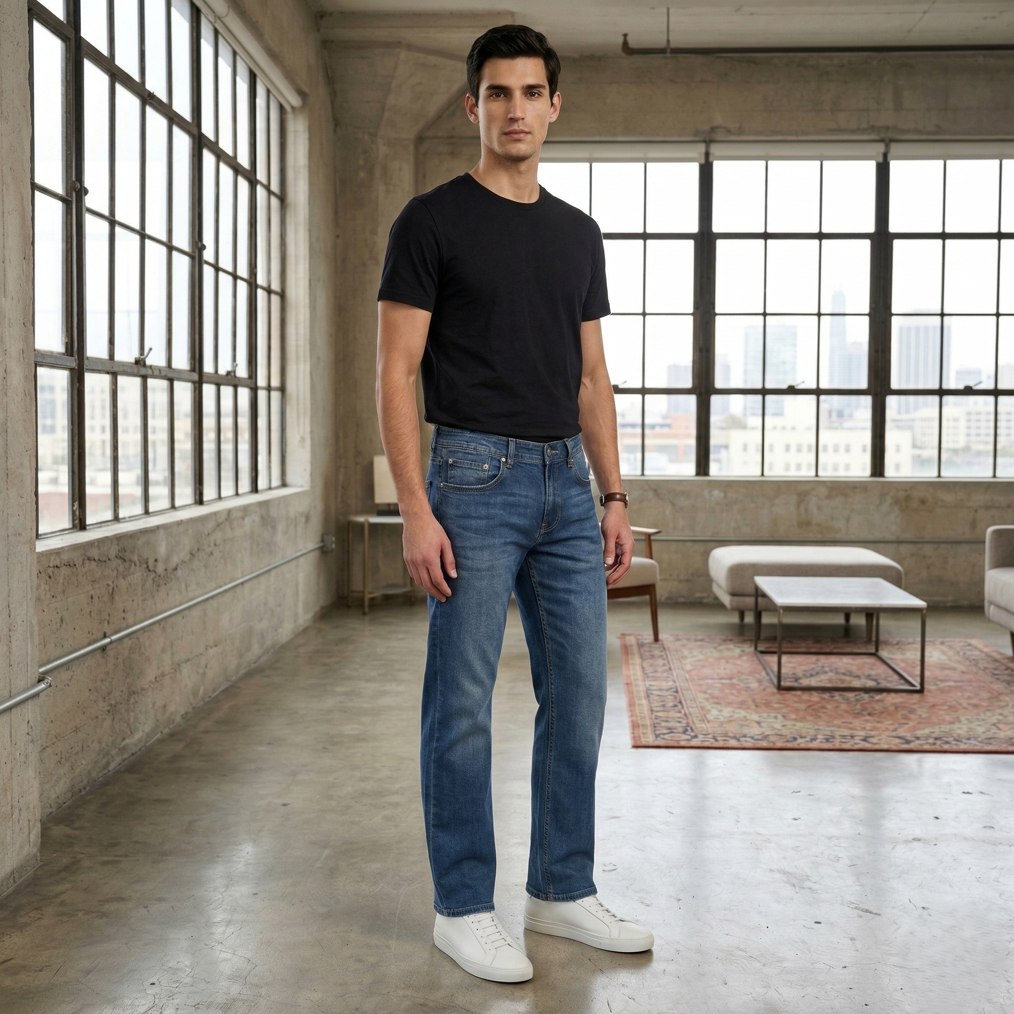 Classic Blue Denim Jeans