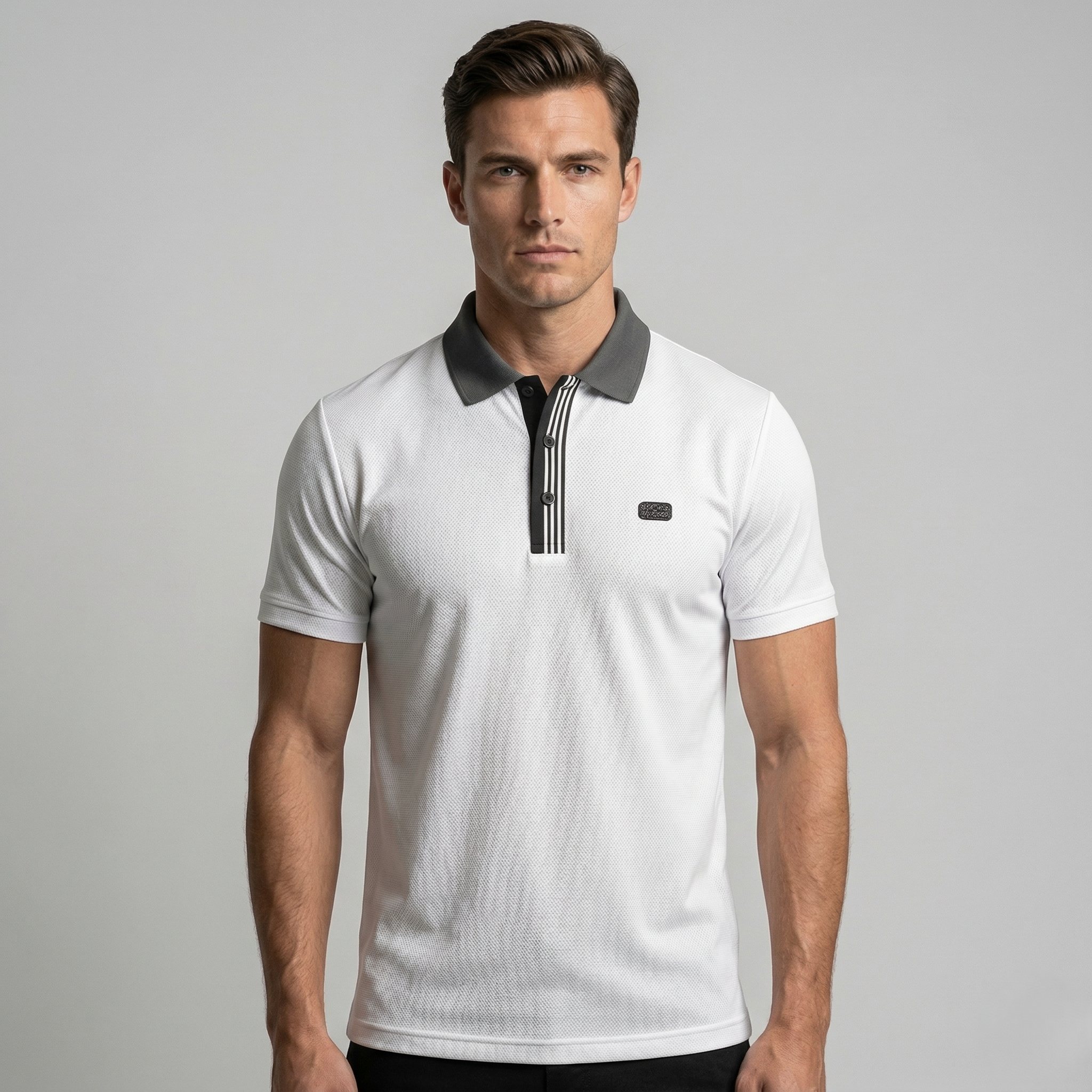 Golf Print Cotton Blend T-Shirt