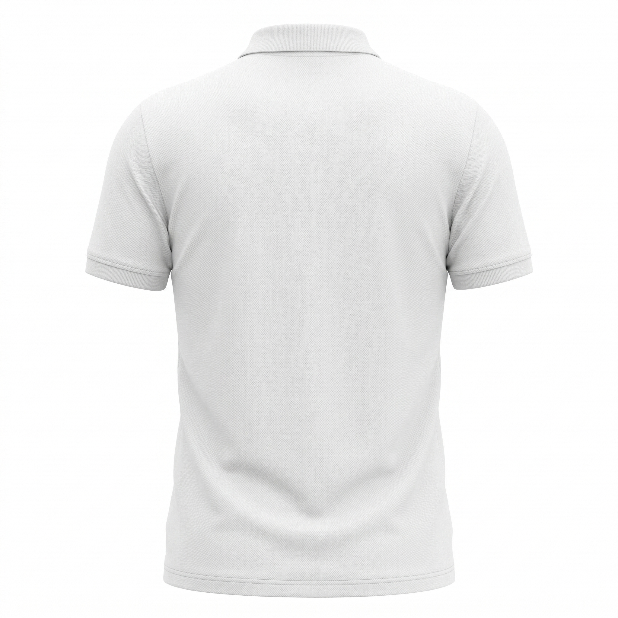 Zip Placket Cotton Blend T-Shirt