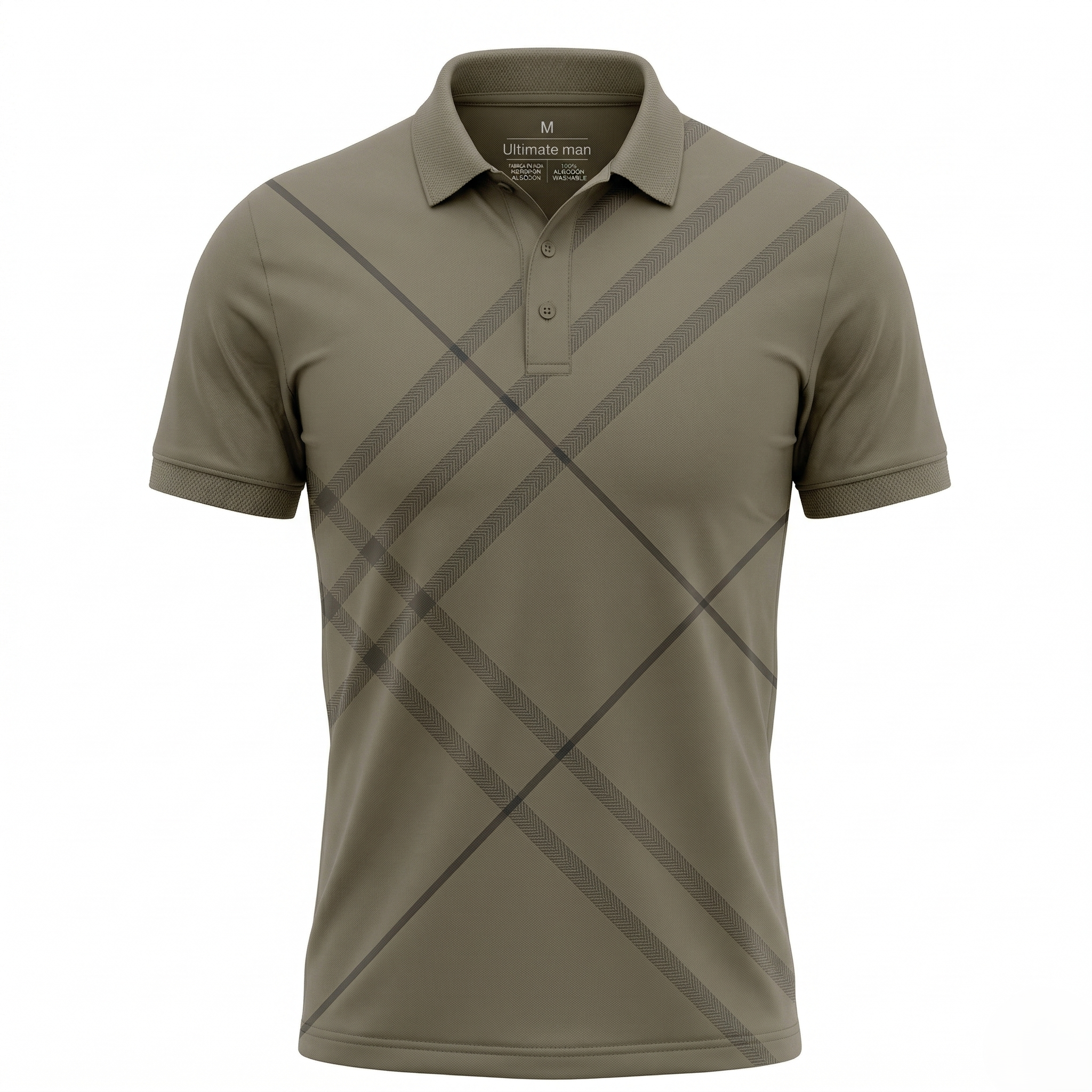 Modern Geometric Polo T-Shirt