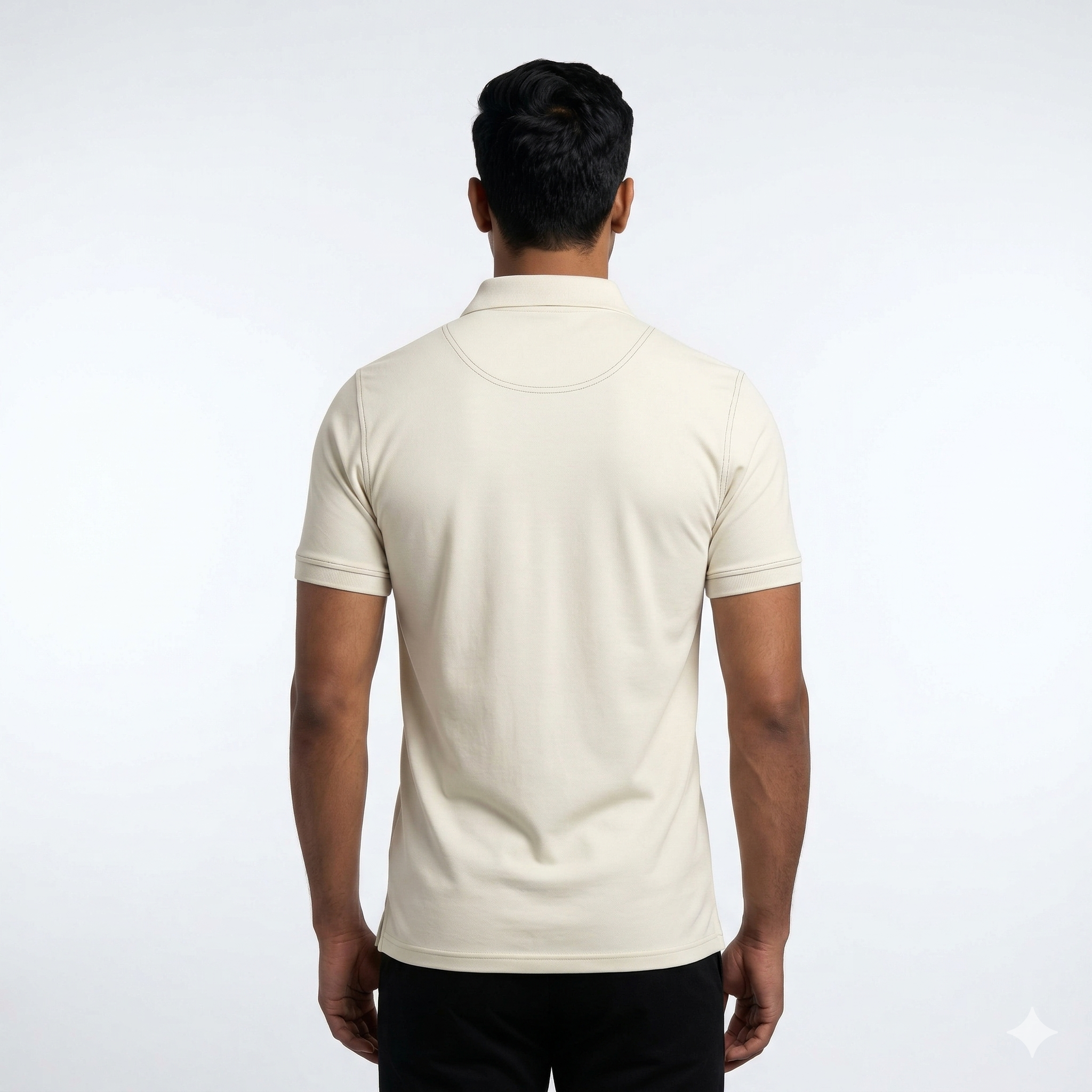 Modern Geometric Polo T-Shirt