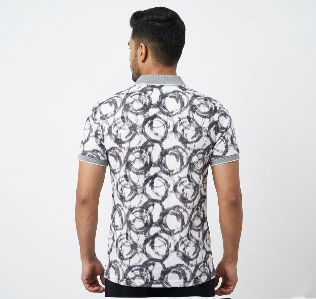 Green Color Blast Cotton T-Shirt